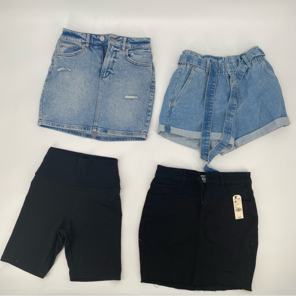 Garage Bundle - 2 Pairs of Shorts and 2 Skirts - Size XS